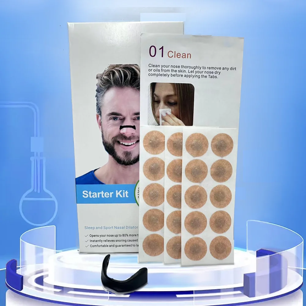 

Skin Safe Magnetic Nose Strips,Sport Nasal Dilator,Intake Breathing Nasal Strip Starter Kit Boost Oxygen Snore Reducing Aids