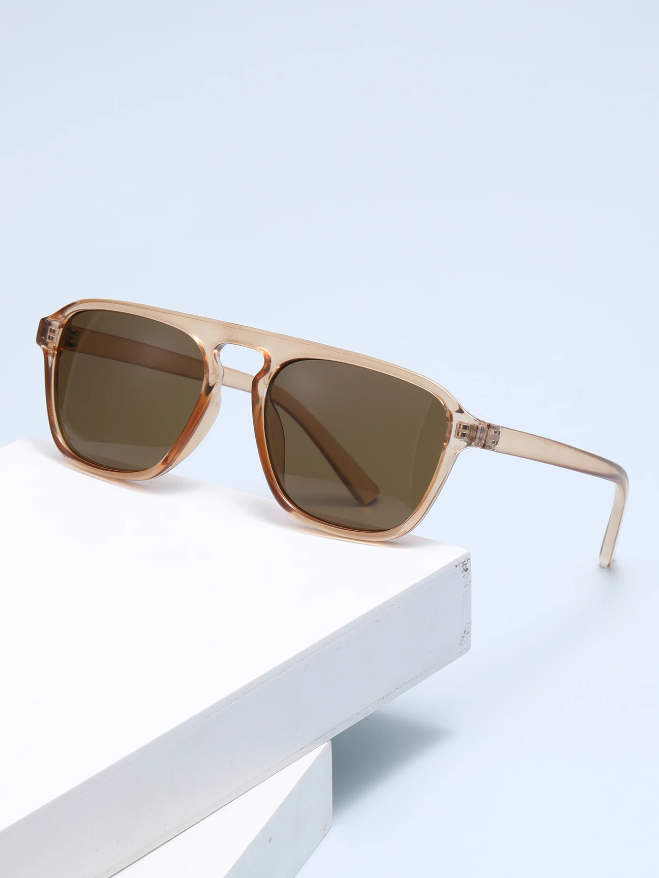 Nouvelles Lunettes Sans Monture Tendance Européenne et Américaine 2026, Lunettes de Soleil Style Influenceur Instagram, Protection UV, Lunettes de Soleil Unisexe