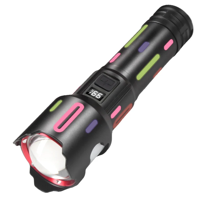 LiitoKala Strong Light LF-2405 Flashlight Color Reflective Strip Detachable 18650 26650 Battery 1000LM or above