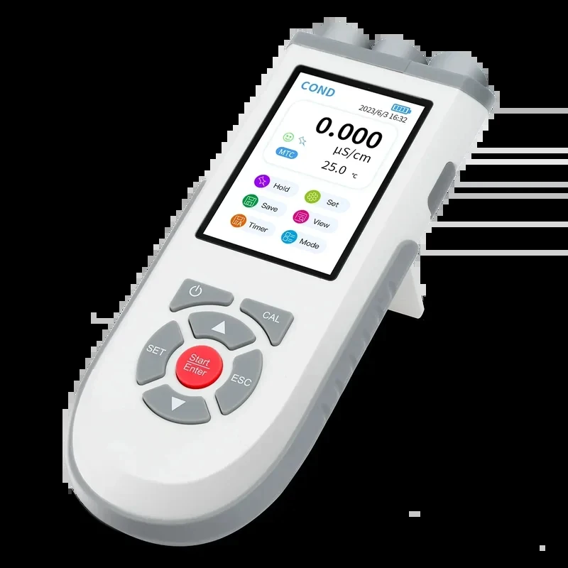 

(Sea shipping) 3.5" TFT Color display screen pH Tester Electrical Conductivity Salinity Portable DO Meter Dissolved Oxygen Meter