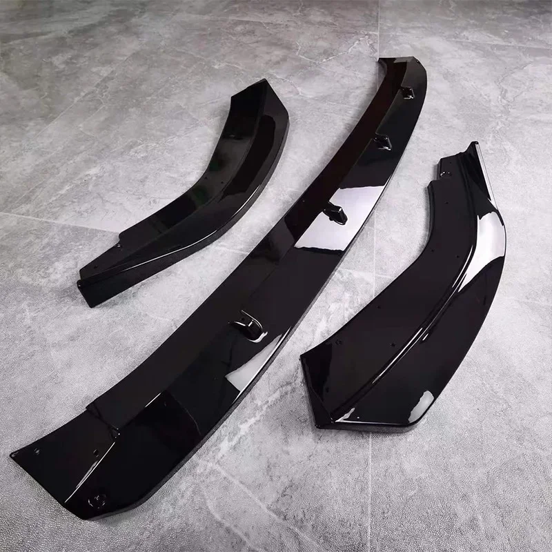 Maxton Style Front Lip Chin Guards For VW Golf MK8 Golf 8 GTI GTD GTE R-Line TDI TSI 2020-2024 Front Bumper Lip Spoiler Splitter
