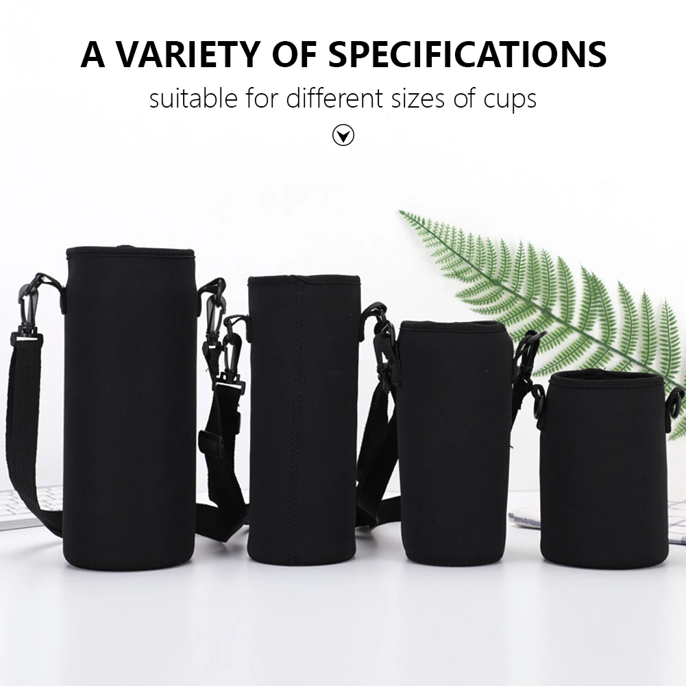 420-1500ML Neoprene Pouch Holder Sleeve Cover Sports Water Bottle Case Insulated Bag Carrier for Mug Bottle Cup