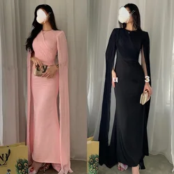 Customized Simple Sizes Available Jersey Pleat Ruched Draped Mermaid Scoop Neck Midi Dresses Bespoke Occasion Dresses Fashion