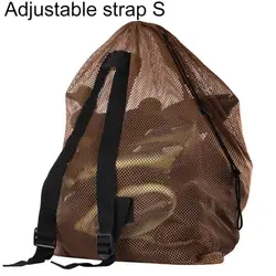 Outdoor Duck Gooses Mesh Luring Decoy Shoulders Bag Drawstring Hunting Backpack Hunting Decoy Hunting Tools