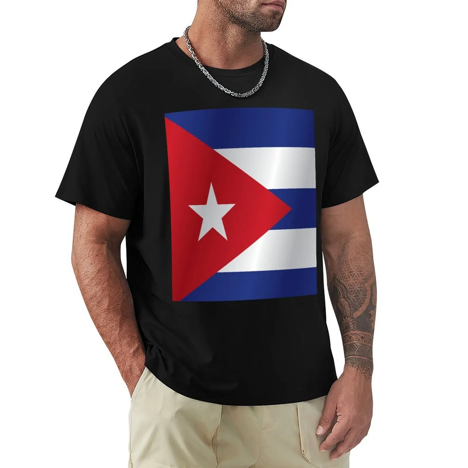 

Cuba flag T-Shirt oversize t-shirts man cute tops mens designer t shirt