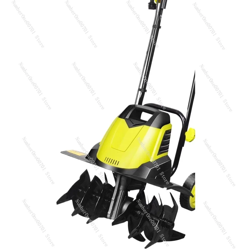 

Multifunctional Garden Rotary Cultivator Bulldozer Agricultural Rotary Tiller Electric Small-Scale Scarifier Plow