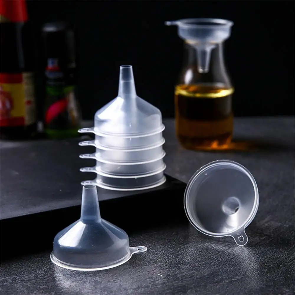 Small Plastic Funnel Metal Funnel Filter Wide-mouth Funnel Diffuser Bottle Mini Funnel Transparent Plastic Funnel Test Thing