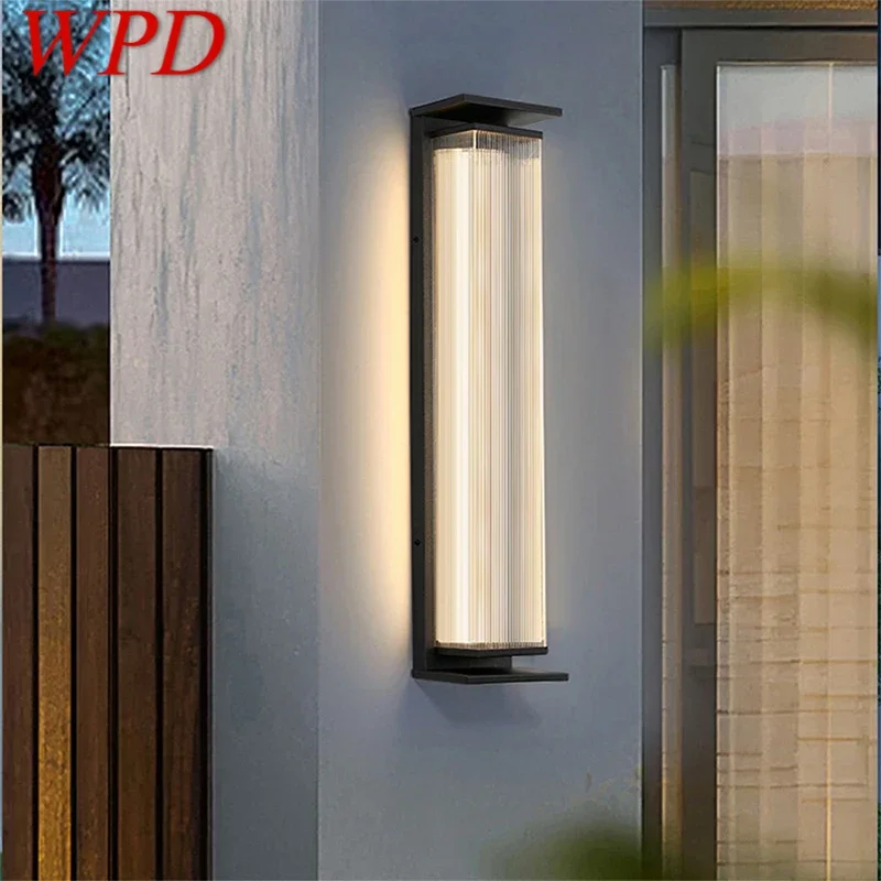 WPD Contemporary LED Outdoor Wall Lamps Electric Simplicity Waterproof Balcony Hallway Courtyard Villa Gate Hotel