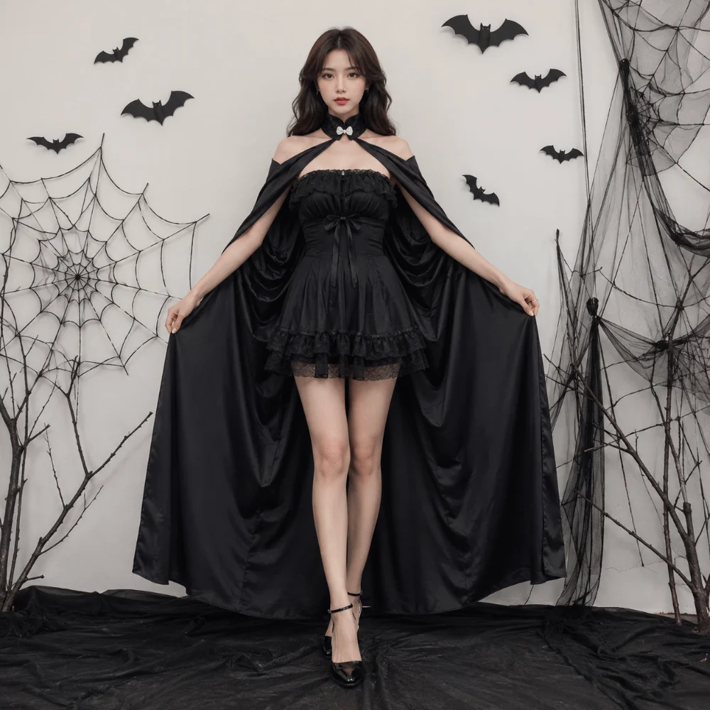 Casual Chiffon Shawl Cape Goth Lightweight Neck Cape Shawl Shawl Wrap Solid Color Light Coat Robe Club