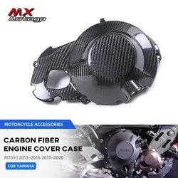 For YAMAHA MT09 FZ09 MT 09 2013-2020 100% Carbon Fiber Motorcycles Engine Cover Protection Racing Engine Guard Case Fairing Kit