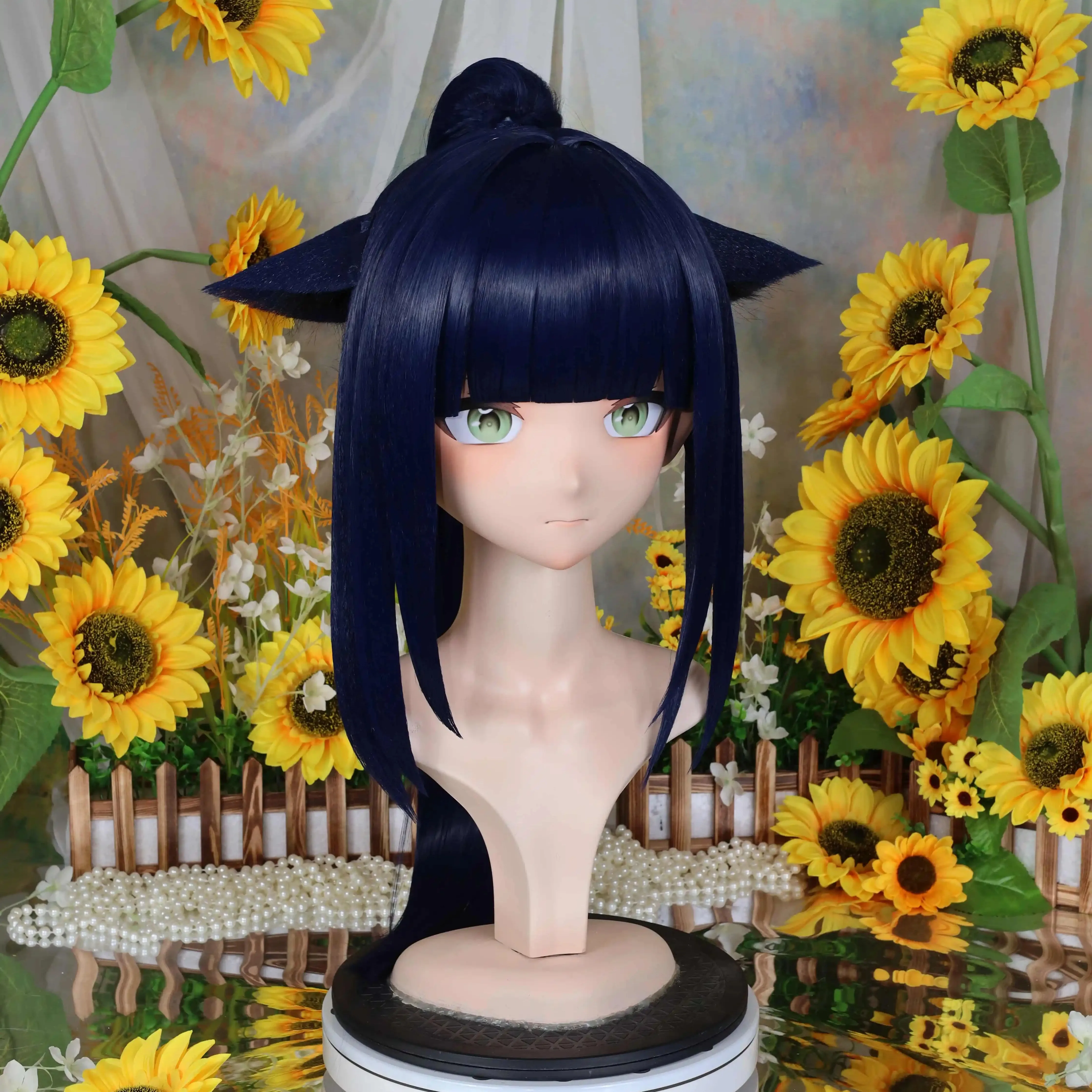 Kigurumi Polyester Fire Jessica NFD 풀 헤드 밴드 잠금 코스프레 헤드 쉘 소품 의상 애니메이션 게임