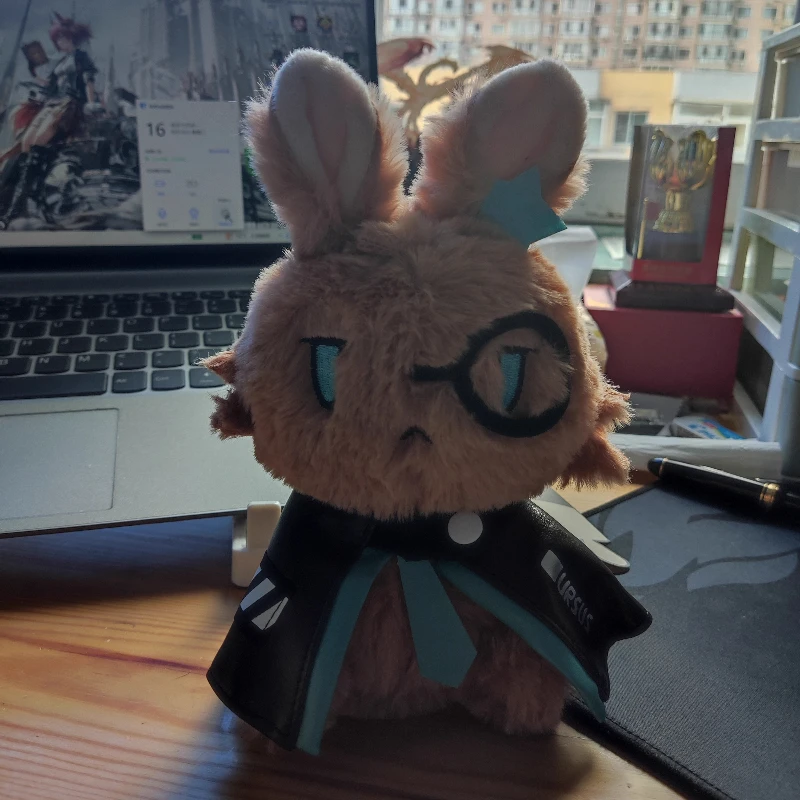 

21cm Anime Game Arknights Istina Kawaii Rabbit Cosplay Official Plush Stuffed Doll Cartton Animal Soft Plushies Toy Figures Gift