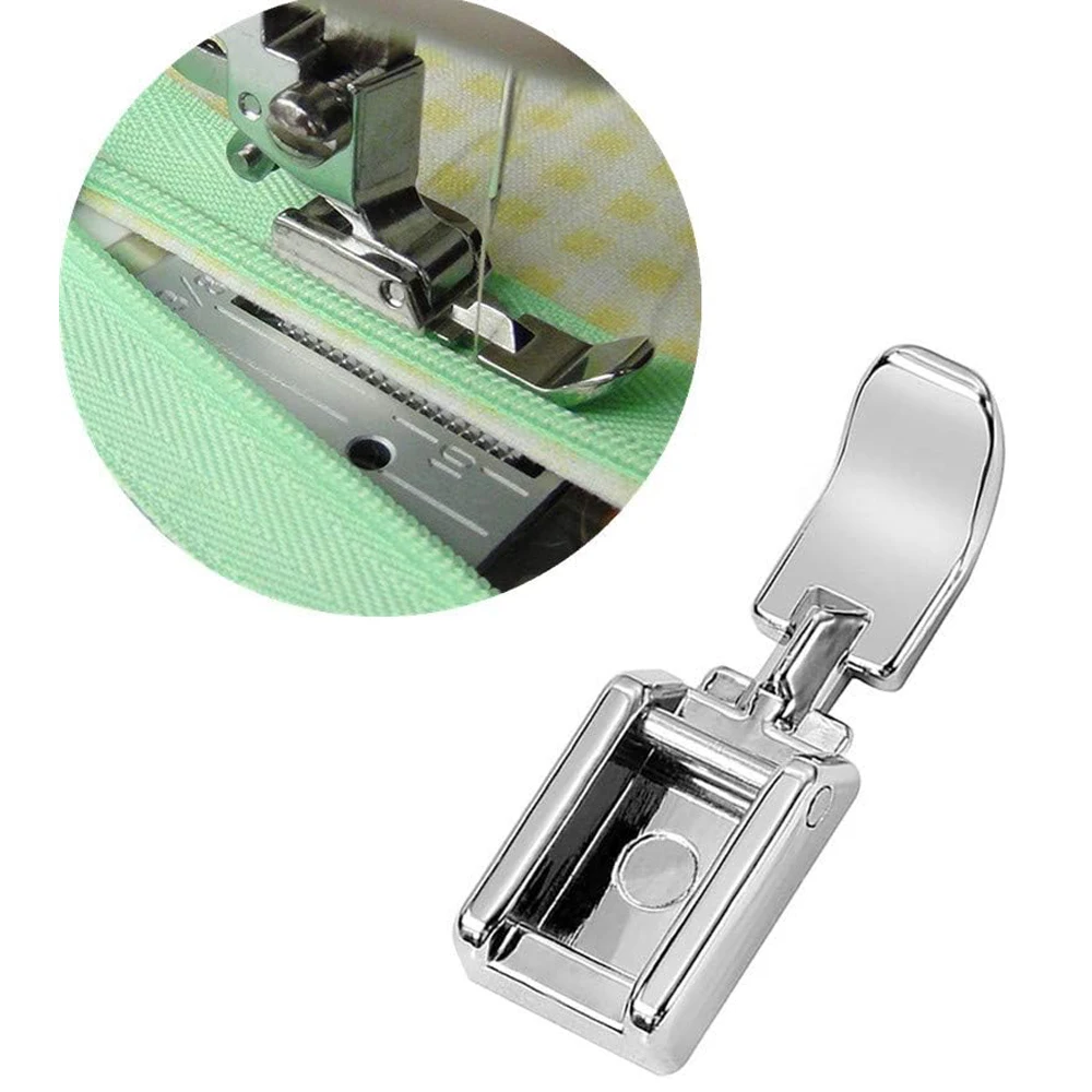 4PCS Sewing Accessories Tool Zipper Foot and Invisible Zipper Foot fit Low Shank Snap-On Sewing Machine Singer, Brother,Juki