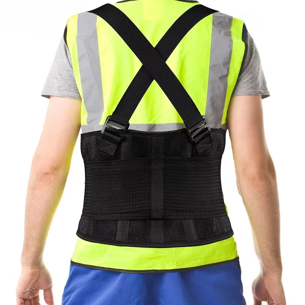 1 Pcs Lower Back Brace with Suspenders | Back Support Belt for Men & Women | Adjustable Work Back Brace for Moving Construction