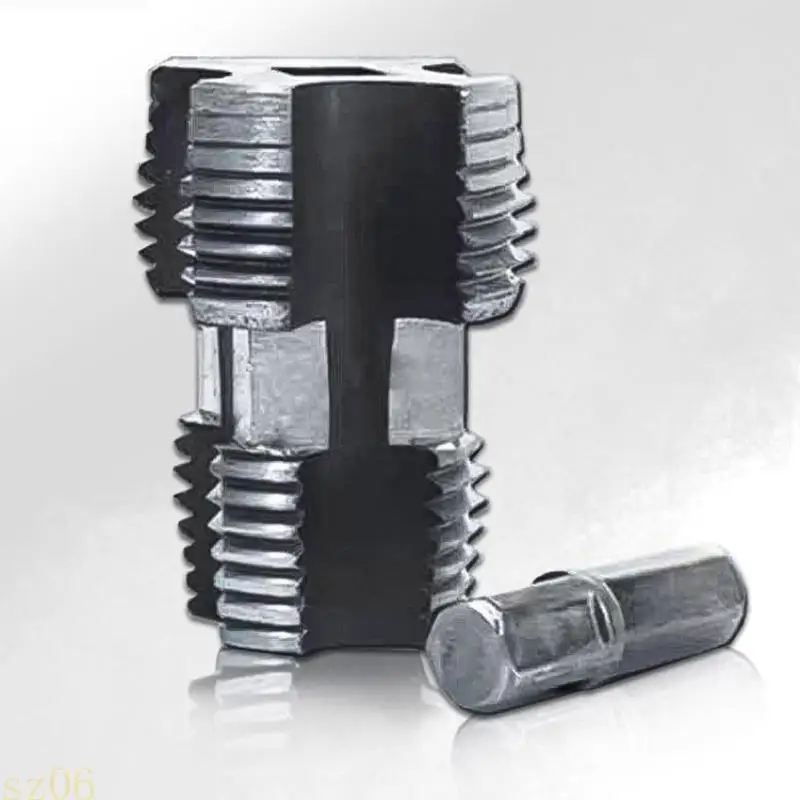 Q2Q4 7PCS PVC -Gewinde -Maker -Werkzeug für elektrische Bohrmaschinen -Kunststoff -Rohrgewinde PVC -Gewinde