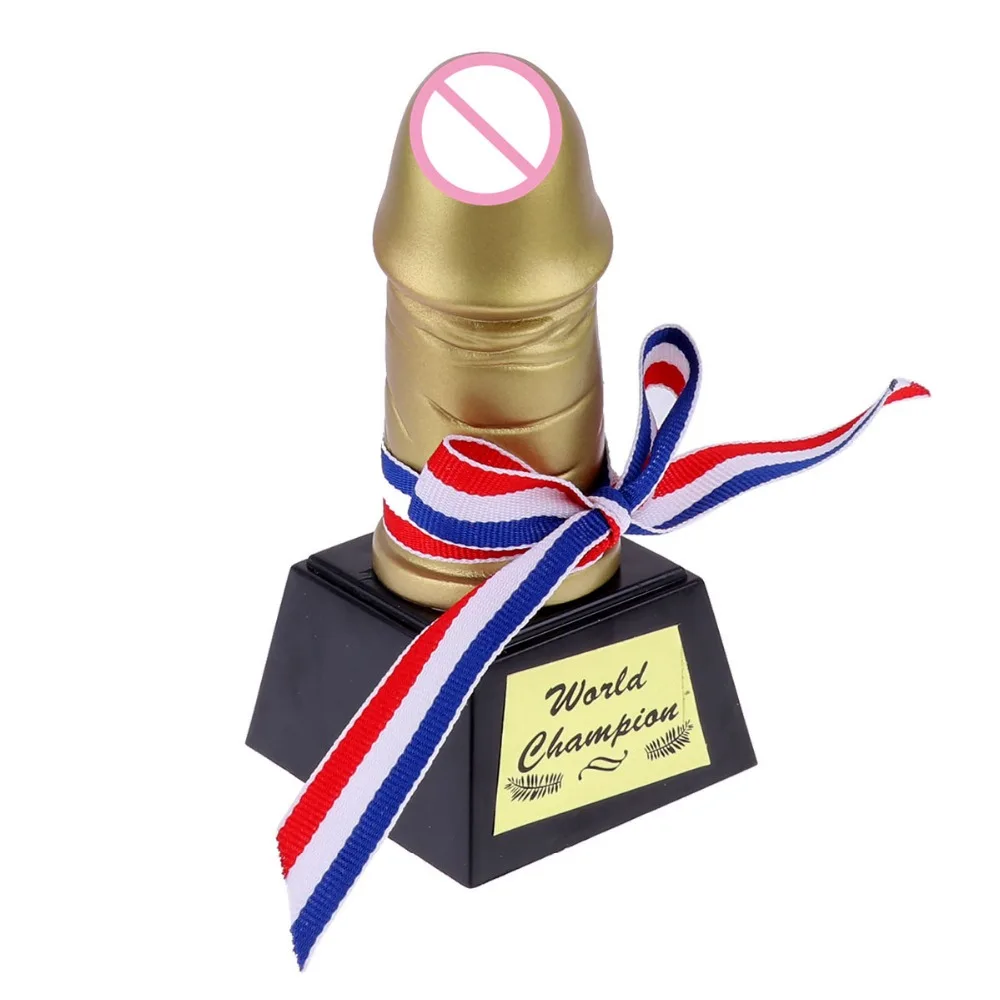 Hen Party Gift Game Novelty Penis Trophy Bachelorette Party Accessories Bridal Shower Fun Trophy Toy Male Props Decoration