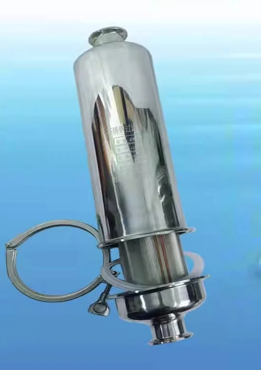 

straight through filter sanitary grade quick installation filter 304 stainless steel pipeline