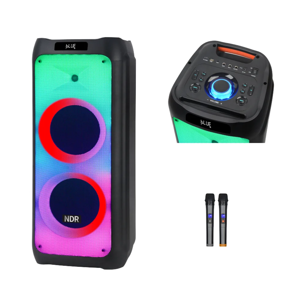 

NDR Factory Supplier NDR-1610 10 Inch Portable Trolley Speaker With Audio Function Ready To Ship Product Accessory