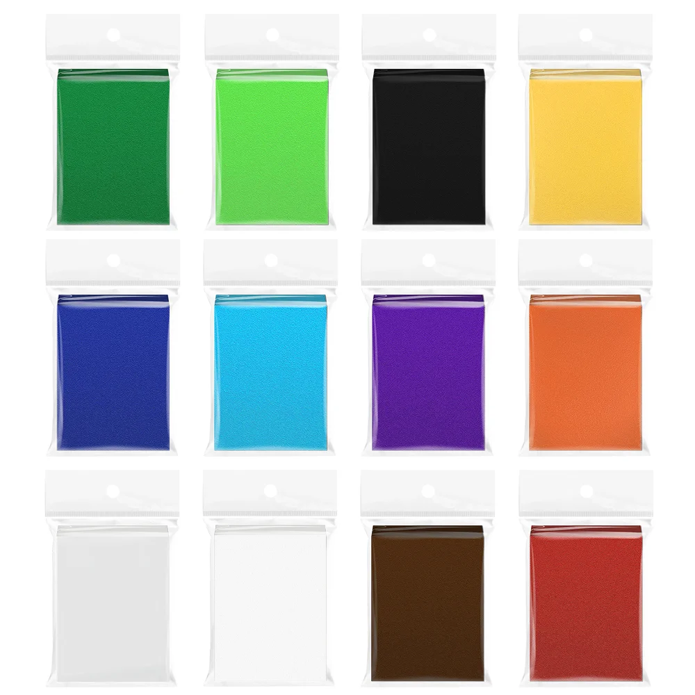 

50PCS 62x89mm Solid color Card Sleeves Trading Card Protector Compatible with YGO Top Loading Card Protector Best Gift