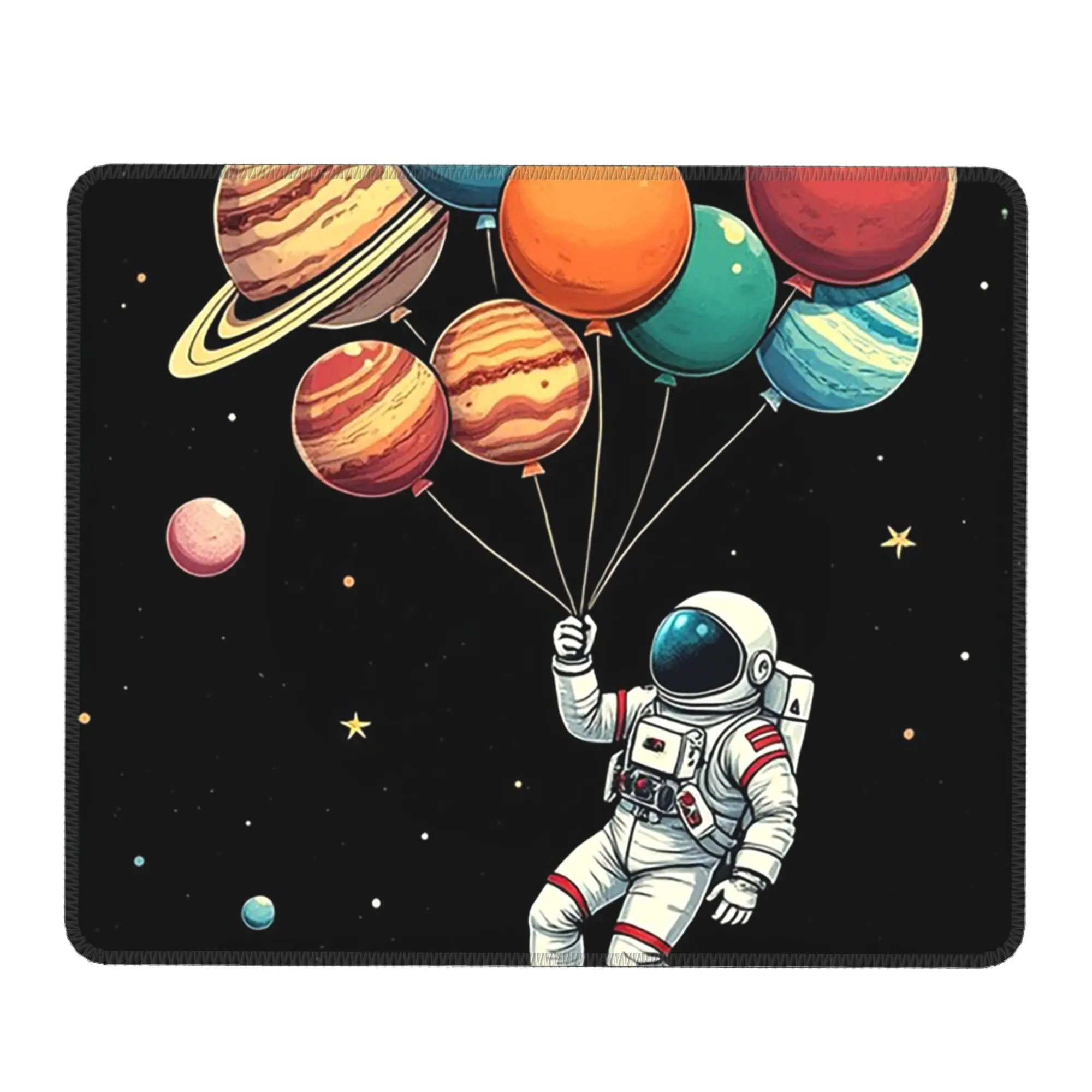 Astronaut And Balloon In Space Mouse Pad Computer Keyboard Mouse Mat Gamer PC Laptop Desk Mat Office Table Mats