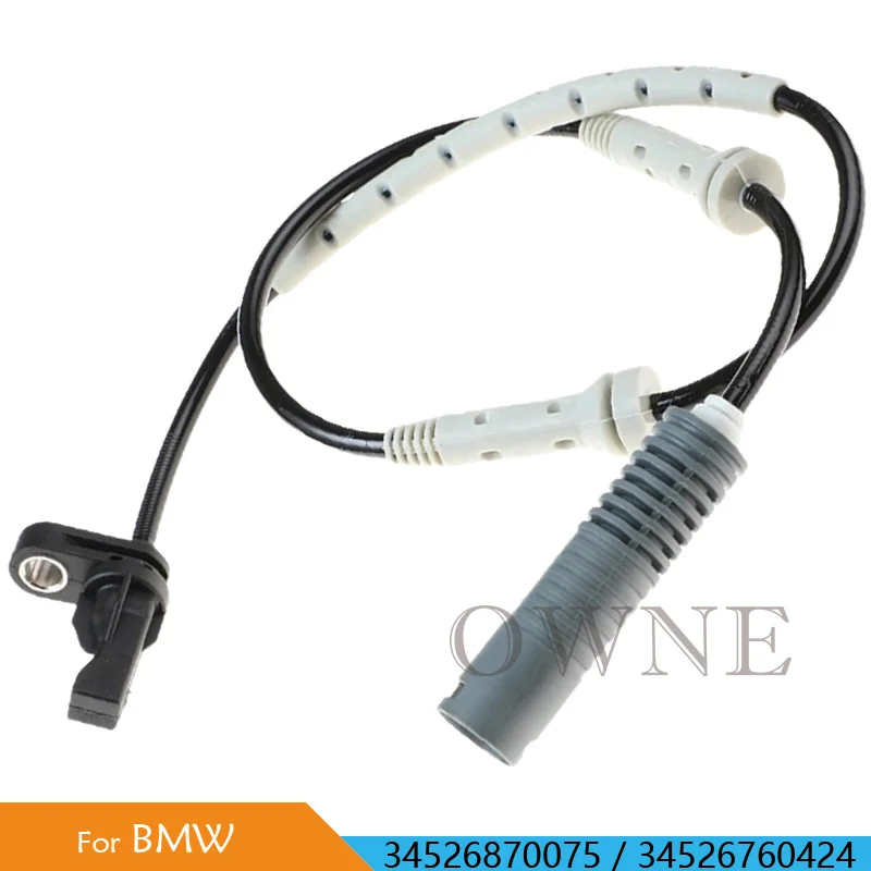 2PCS Front Left Right ABS Wheel Speed Sensor Front Axle Pulse Sensor 34526870075 34526760424 For BMW 1 3 Series E87 E90 E93 E92