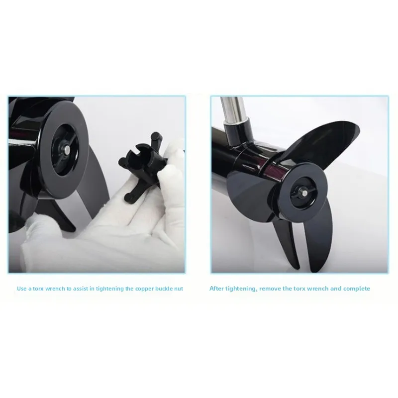 

For ET44L ET54L D65L Trolling Motors Mount Accessories/Boat 3-Blades New Outboard Motor Prop Boat Propellers Electric