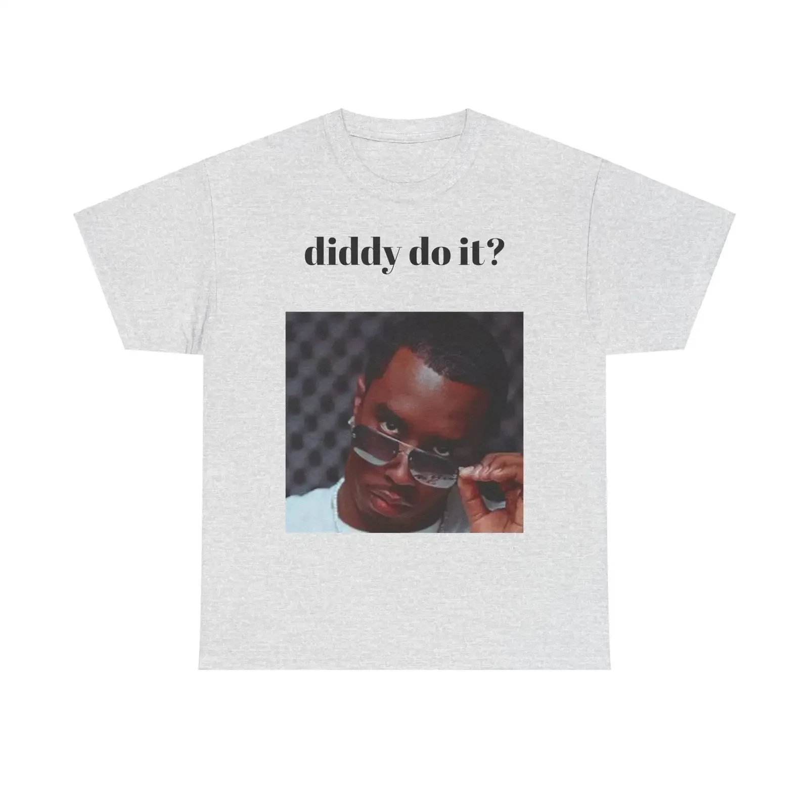 P Diddy T Shirt Musik Rapper Hip Hop Bekleidung Grafik vintage Washed Slightly Unisex homme streetwear Breathable