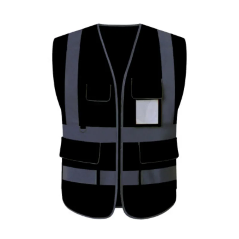 New Multi-pocket Reflective Safety Vest Bright Color Traffic Vest Railway Coal Miners Uniform Breathable Reflective Vest