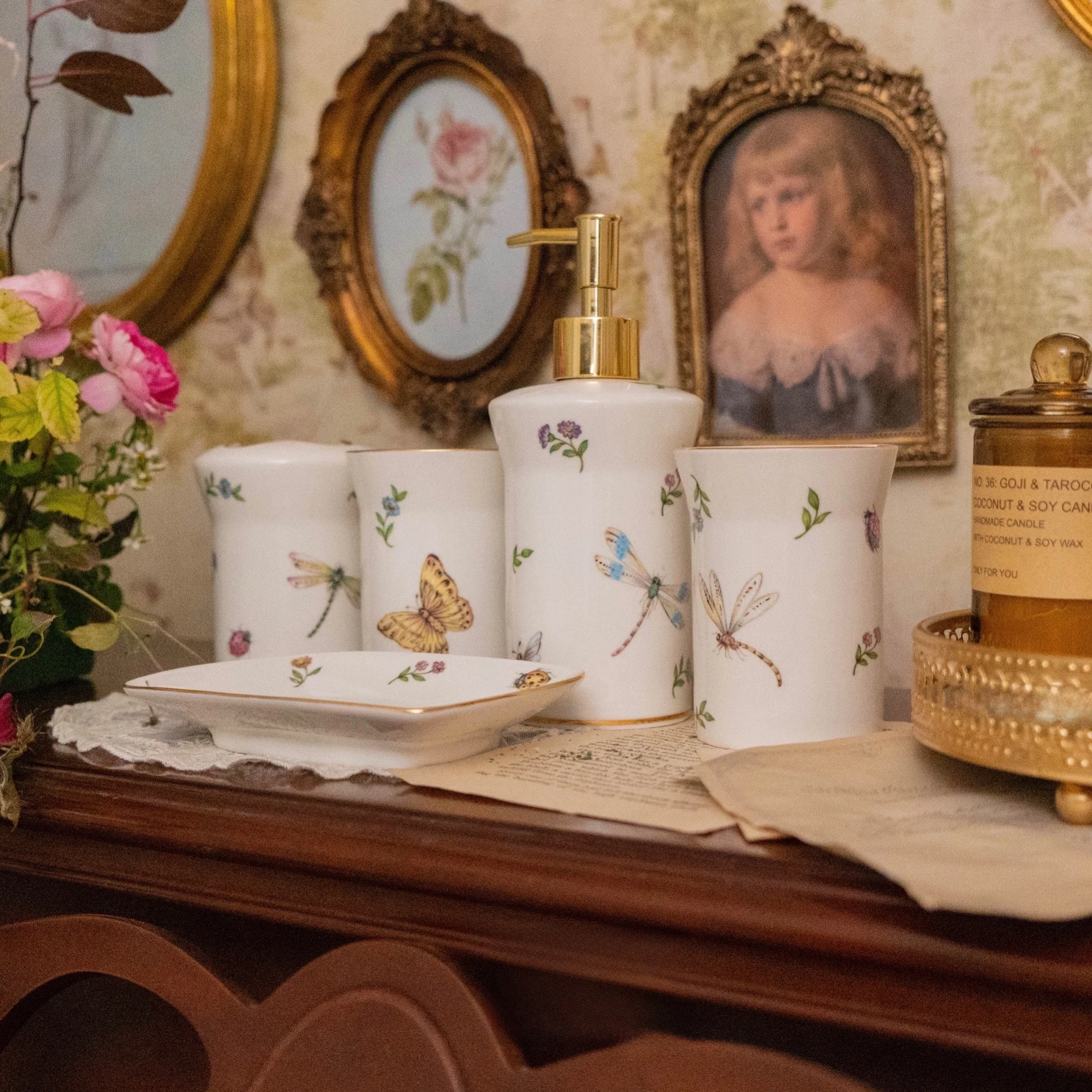 luxury-ceramic-bathroom-set-five-piece-suite-european-style-moving-gift-for-newlyweds-washroom-accessories-household-items