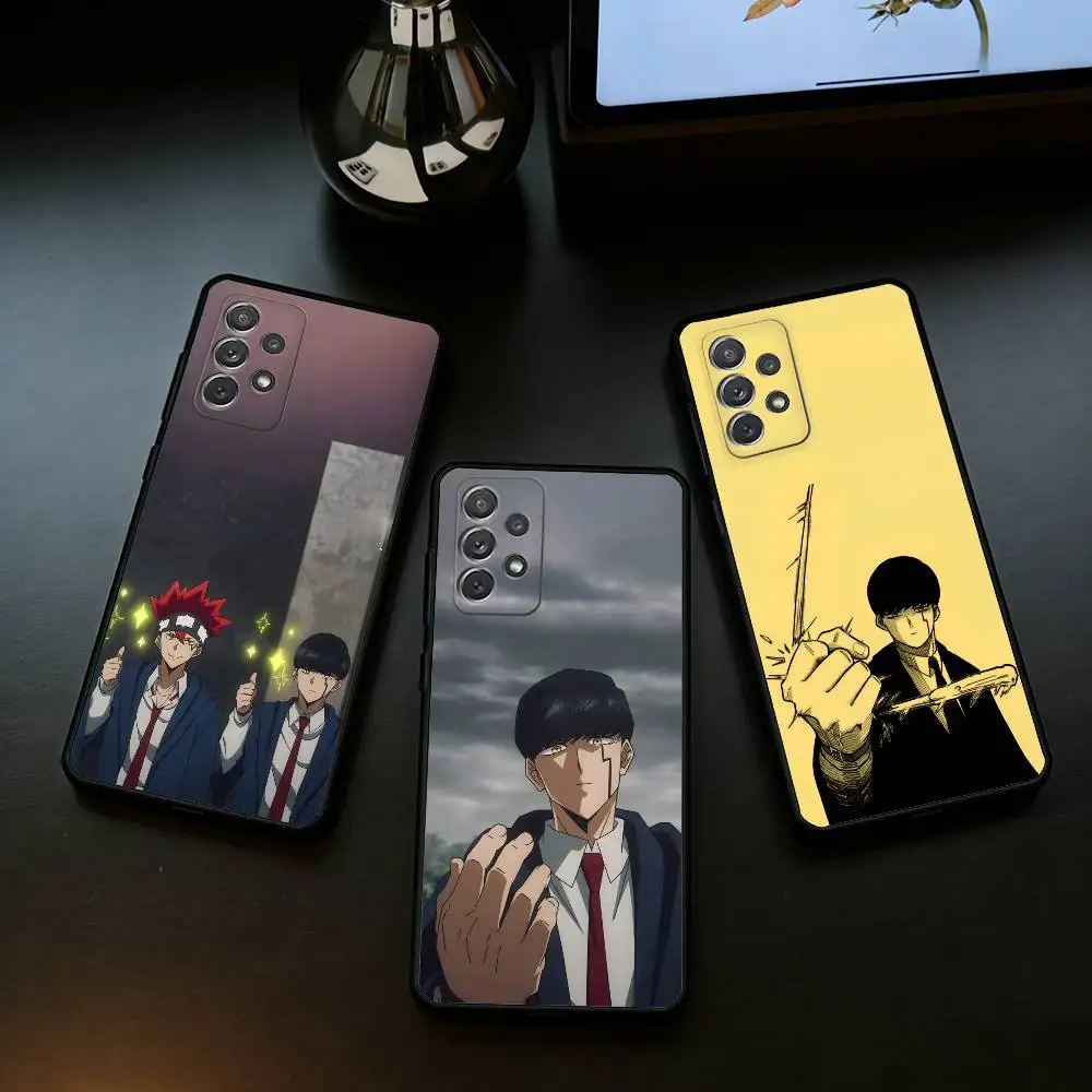 

Mashle Magic And Muscles Phone Case For Samsung Galaxy A73,A72,A71,A70,A53,A52,A51,Soft Silicone Black Cover