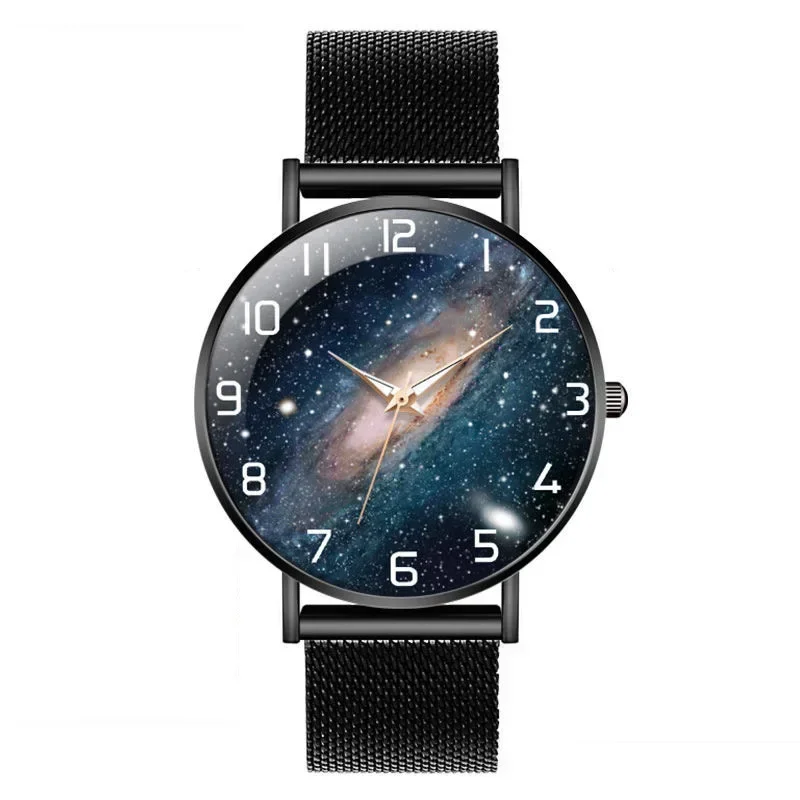 NUOVO orologio da uomo completamente automatico bello studente di tecnologia nera gioventù adulta versione coreana tendenza orologio al quarzo luminoso casual