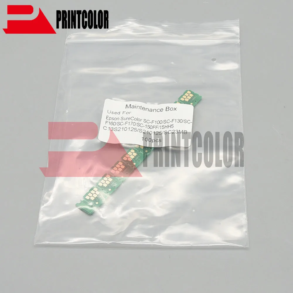 

SC23MB S2101 F-170 F-150 Compatible Maintenance Tank Chip used be for Epson SureColor F170 F100 F130 F150 Printer Waste Ink Bo