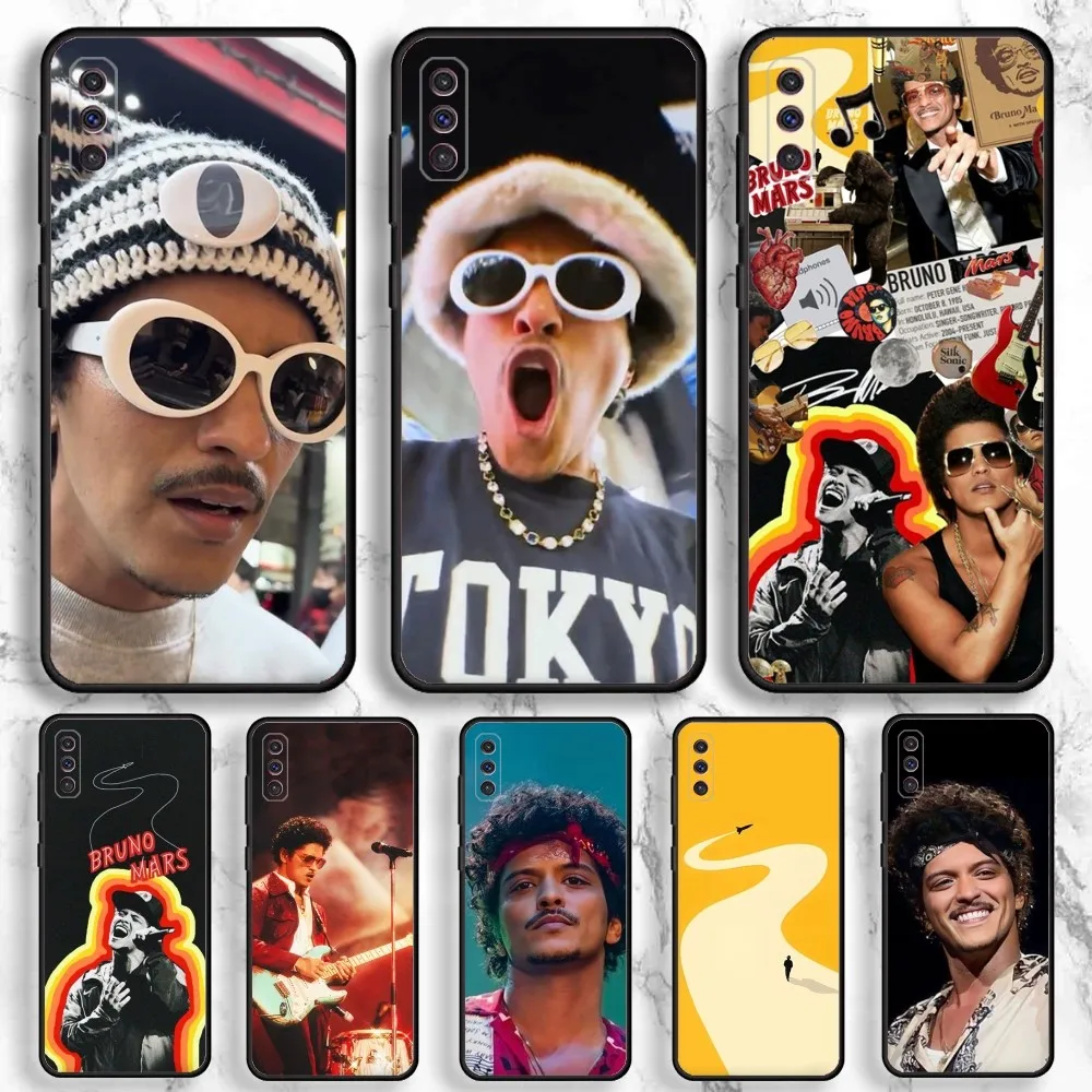 Bruno Mars Singer Phone Case For Samsung Galaxy A13,A21s,A22,A31,A32,A52,A53,A71,A80,A91 Soft Black Phone Cover