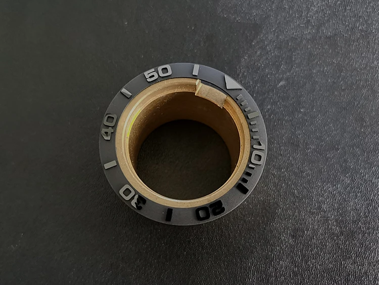 MDV-106 Watch Bezel Insert Watch Ring For Casio Duro Swordfish Yacht MDV106/107 convex type 41x32.8mm ceramic chronoring parts