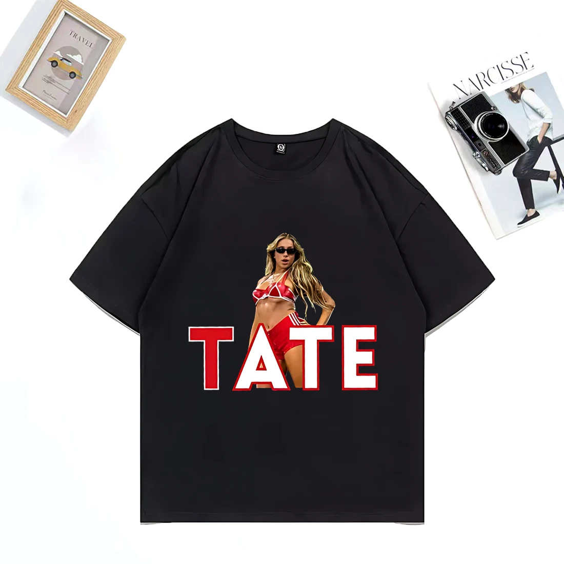 

Tate McRae Graphics T-shirt Men Women Fashion Vintage clothes Cotton NEW T-shirts Oversized Unisex classic Hip Hop Streetwear