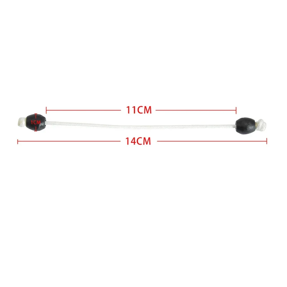 Cuerda de espoleta con tapón, banda de látex de goma para pesca submarina, accesorios para deportes acuáticos, 11-12cm, 1 ud./2 uds.
