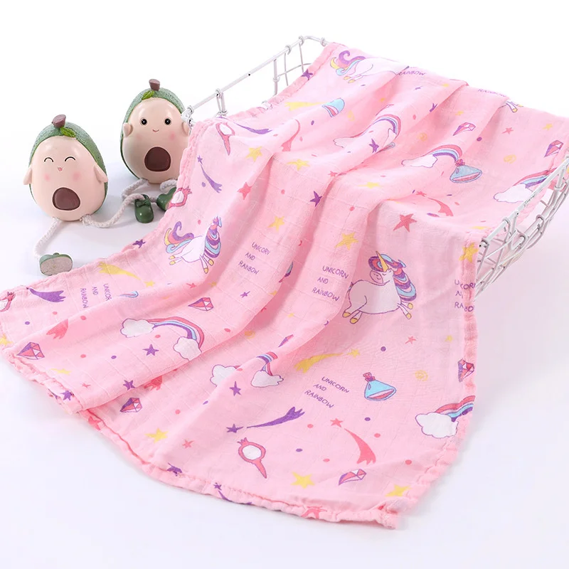 60x60cm Newborn Baby Musilin Blanket Ultra Soft Bamboo Baby Swaddle Blankets Skin Friendly Muslin Diaper Baby Burping Cloths