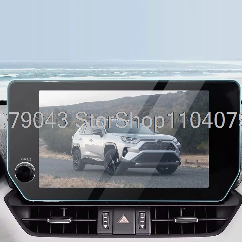 Tempered glass screen protector For Toyota RAV4 2023  2024 10.5 inch Car infotainment radio GPS Navigation anti-scratch Interior