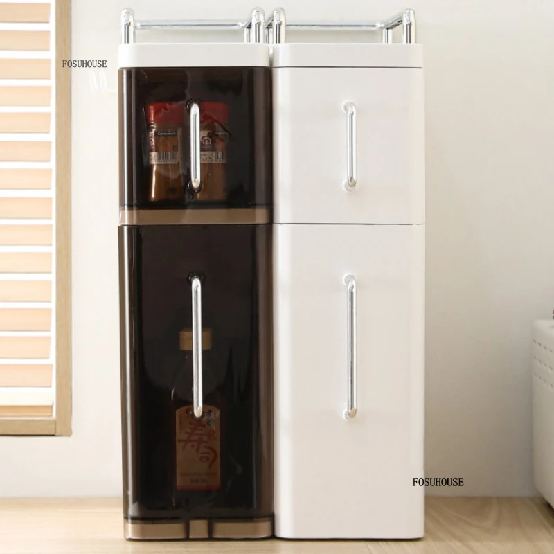 Layer Kitchen Spice Racks Pull-Out Spice Organizer Shelf Household Multi-Functional Oil Salt Sauce and Vinegar Storage 2