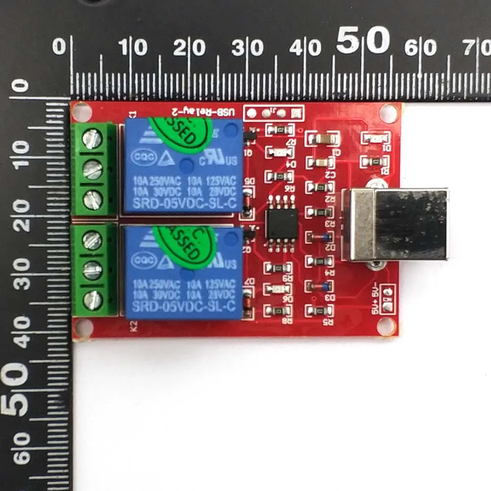 5V 2-Kanal-USB-Relais-Steuerschalter Programmier bare Computers teuerung für intelligente Smart-Home-PC-Controller