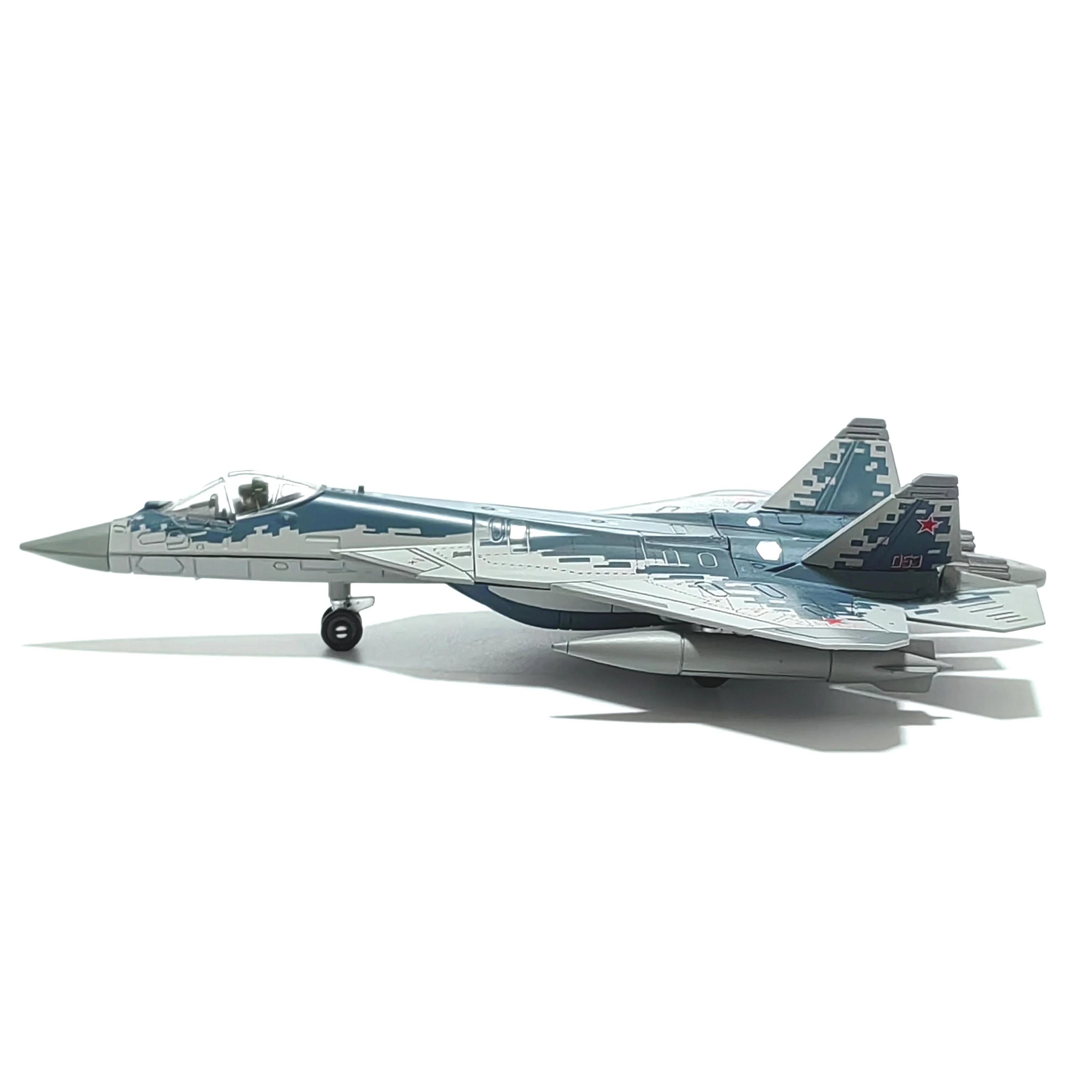 SU-57S مقاتلة 1/72 مقياس بلاستيكي نموذج مقياس نموذج وضع المنزل والتجميع والديكور هدية إبداعية هدية عيد الميلاد