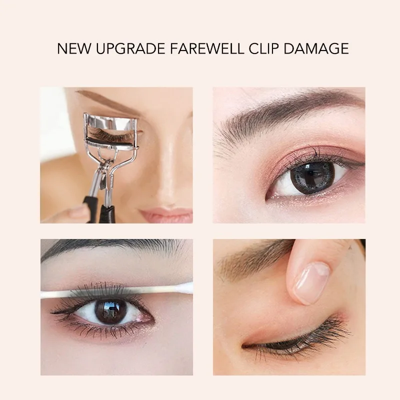 USB Rechargeable Heated Eyelash Curler - Fast Heating, Long-Lasting Curls, Safe & Portable Makeup Tool for Perfect Lashes