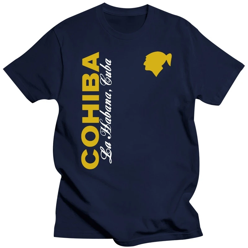 New Cohiba Cuban Cuba Havana Cigar Smoke Men'S Black Tshirt Clothing Tee Shirt Unisex