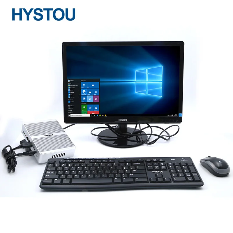 

HYSTOU 3 Years Warranty Mini PC Host 7th Gen DDR4 Win10 Desktop Computer Hardware