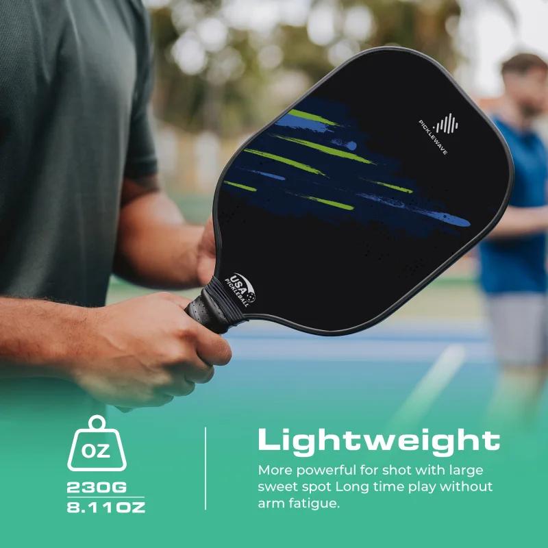 Doorbraak Passie 16mm USAPA Pickleball Paddle Glasvezel Oppervlak Hoge Grit & Spin Unibody Randloze Sport Racket Gift
