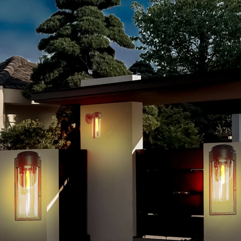 جديد الشمسية التنغستن الجدار مصباح للخارجية فناء فيلا حديقة الديكور جو تركيبات الإضاءة