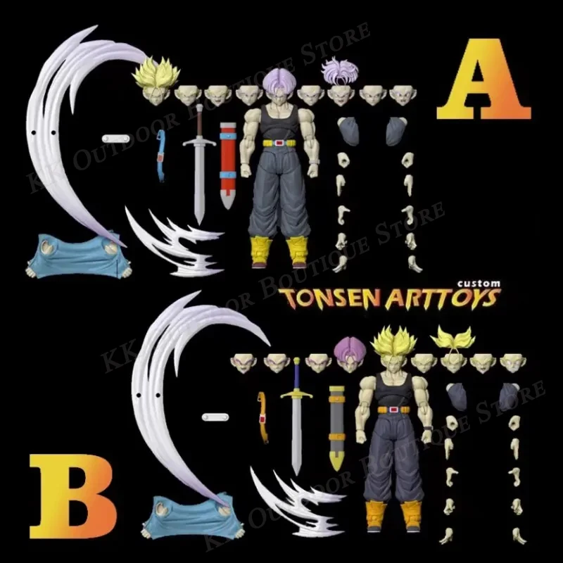 

Tonsenarttoys Dragon Ball Trunks Accessories Kit Action Figures S.H.Figuarts SHF Super Saiyan SSJ1 SSJ2 Vegeta Custom Anime Toys