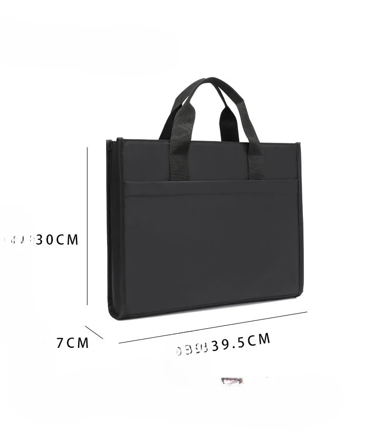 Oxford Cloth Briefcase Men\'s Business Office Leisure Handbag Computer Bag Conference Data Storage File Bag Female