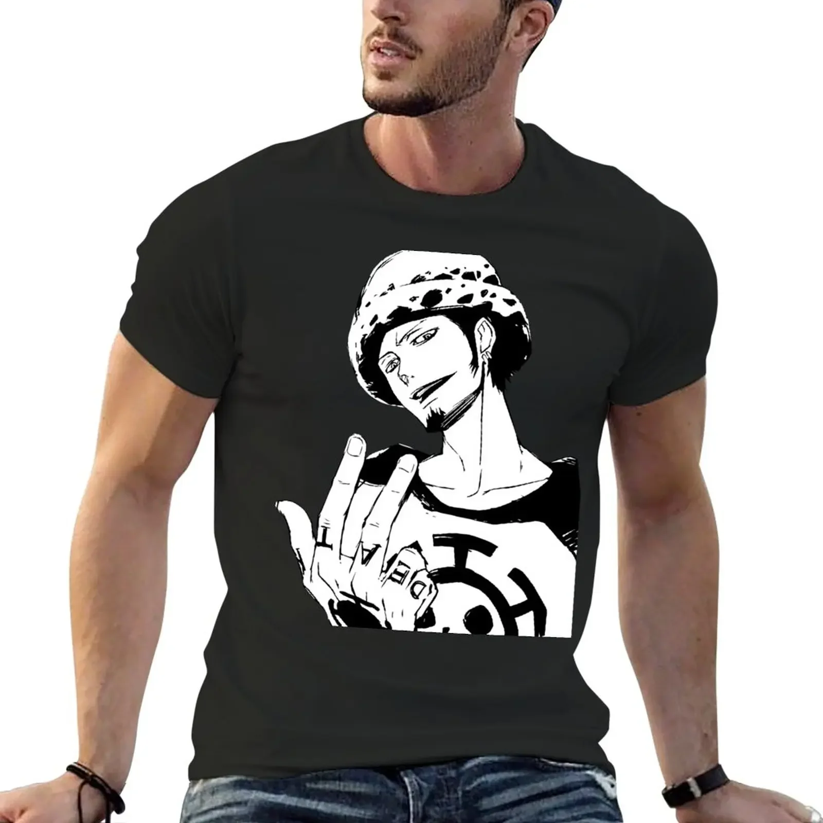 Trafalgar Law T-Shirt anime clothes sports fans cute clothes mens oversized t shirts casual stylish new in tops tees streetwear