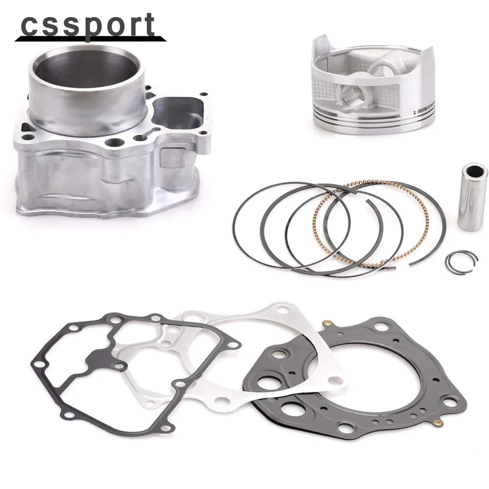 Cylinder Piston Gasket Top End Rebuild Kit for Honda Rancher TRX420 2007-2018